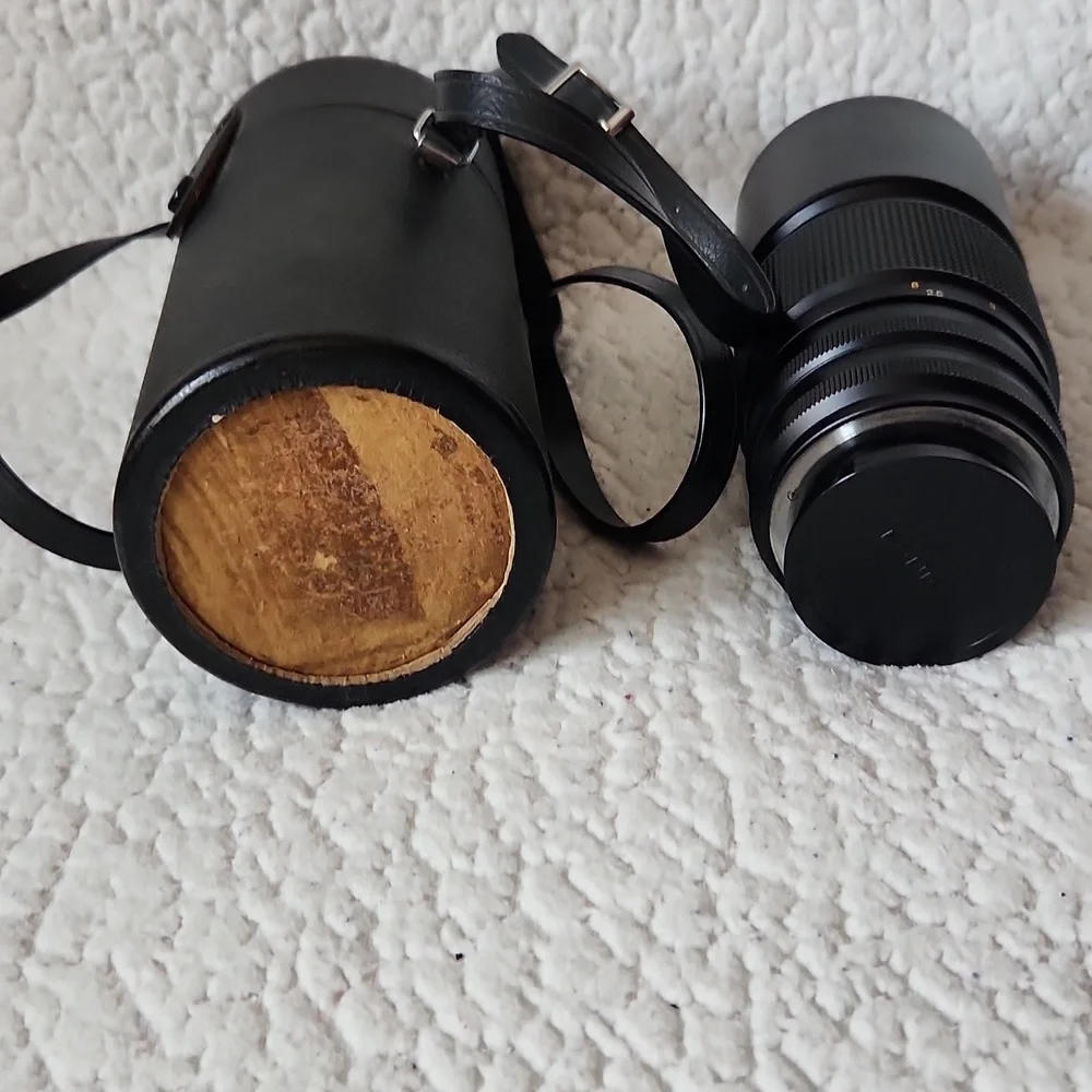 Konica Hexanon AR 200mm F3.5 Made In Japan Camera Lens Adapter 90's Resortwear